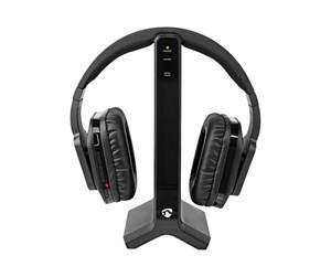 Hodetelefoner - Nedis HPRF321BK - wireless headphone system - HPRF321BK