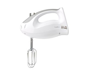 Håndmikser - Nedis Håndmikser KAHM100CWT - hand mixer - white/grey - 200 W - KAHM100CWT