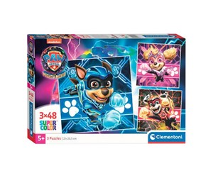 Puslespill - Clementoni Jigsaw Puzzle Super Color Square PAW Patrol II 3x48pcs. Gulv - 25303