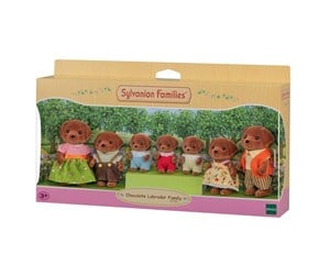 Dukker, Bamser & Utstyr - Sylvanian Families Chocolate Labrador Family - 5730