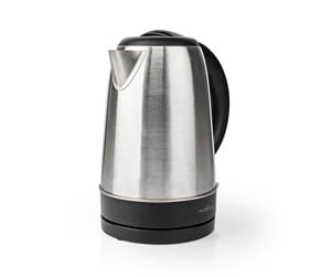 Vannkoker - Nedis Vannkoker KAWK340EAL electric kettle - Sølv - 2200 W - KAWK340EAL