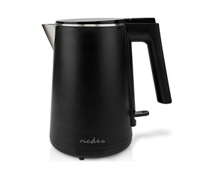 Vannkoker - Nedis Vannkoker KAWK360EBK electric kettle - Svart - 1200 W - KAWK360EBK