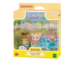 Dukker, Bamser & Utstyr - Sylvanian Families Nursery Friends - Pool Fun Trio - 5749