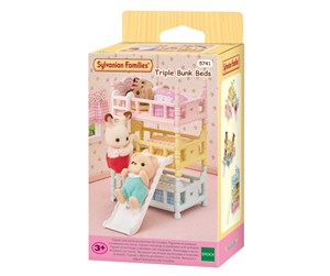 Dukker, Bamser & Utstyr - Sylvanian Families Triple Bunk Beds - 5741