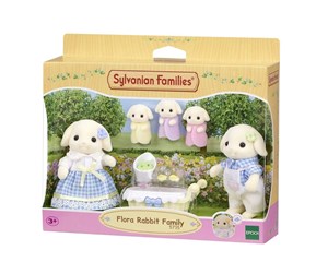 Dukker, Bamser & Utstyr - Sylvanian Families Flora Rabbit Family - 5735