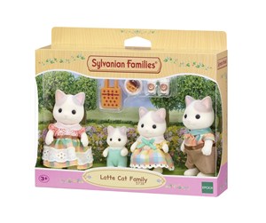 Dukker, Bamser & Utstyr - Sylvanian Families Latte Cat Family - 5738