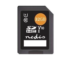 Minnekort - Nedis MSDC32100BK - flash memory card - 32 GB - SDHC UHS-I - MSDC32100BK