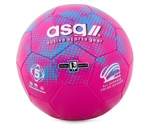 Sport & Fitness - ASG Football Pink/Blue size 5 - ASG1074I5