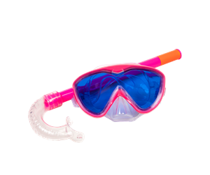 Sport & Fitness - ASG Diving Set Kids - ASG3003PINKONE SIZE