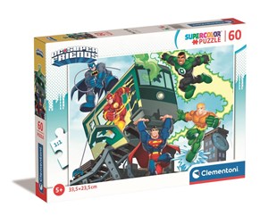 Puslespill - Clementoni Jigsaw Puzzle Super Color DC Comics 60 pcs. Gulv - 26066