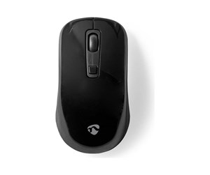 Mus - Nedis - mouse - black - Mus - Optisk - 4 - Svart - MSWS105BK