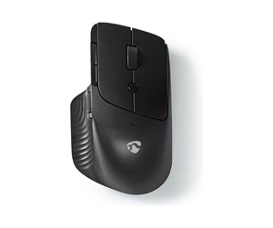 Mus - Nedis - mouse - black - Mus - Optisk - 6 - Svart - MSWS510BK