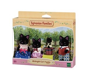 Dukker, Bamser & Utstyr - Sylvanian Families Midnight Cat Family - 5530