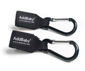 Barnevogner & Sportsvogner - AddBaby Stroller hooks black - 106650