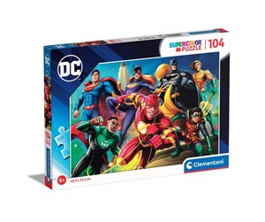 Puslespill - Clementoni Jigsaw Puzzle Super Color DC Comics 104pcs. Gulv - 25721