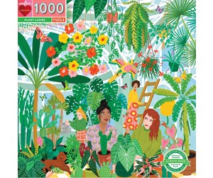 Puslespill - eeBoo Puzzle 1000 pcs - Plant Ladies - EPZTPTL