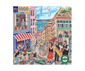 Puslespill - eeBoo Puzzle 1000 pcs - Lisbon - EPZTLSB