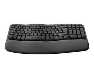 Tastatur - Logitech Ergo Series Wave Keys for Business - Tastatur - Universal - Grå - 920-012334