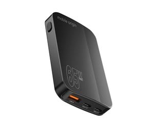 Mobil - Adaptere og ladere - Mobile Origin GaN III Slim Charger - black - 65Watt - GAN-65W-SLM-BLK