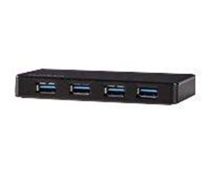 USB-hub - Nedis UHUBU3420BK - hub - 4 ports USB-hub - 4 porter - Svart - UHUBU3420BK