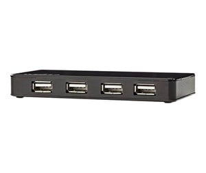 USB-hub - Nedis UHUBU2730BK - hub - 7 ports USB-hub - 7 porter - Svart - UHUBU2730BK