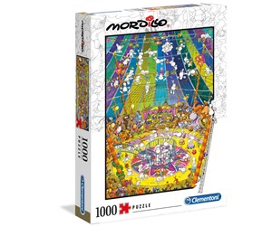 Puslespill - Clementoni Jigsaw Puzzle Mordillo The Show 1000pcs. Gulv - 39536