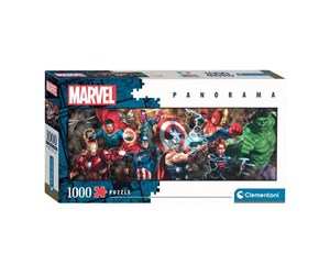 Puslespill - Clementoni Jigsaw Puzzle Panorama Marvel 1000pcs. Gulv - 39839