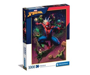 Puslespill - Clementoni Jigsaw Puzzle Marvel Spiderman 1000pcs. Gulv - 39742