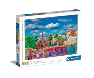 Puslespill - Clementoni Jigsaw Puzzle Park Guell Barcelona ​​1000 pcs. Gulv - 39744