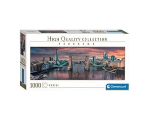 Puslespill - Clementoni Jigsaw Puzzle Panorama Across The River Thames 1000pcs. Gulv - 39837