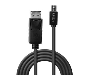 Skjermkabel - Lindy Mini DisplayPort to DisplayPort - 2m - 41646