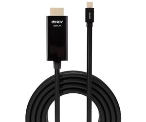 Skjermkabel - Lindy Mini DisplayPort to HDMI - 3m - 36928