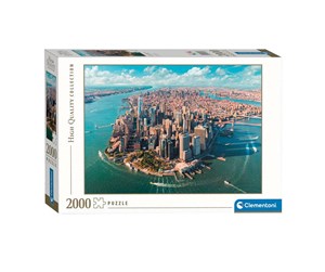 Puslespill - Clementoni Jigsaw Puzzle Lower Manhattan New York City 2000pcs. Gulv - 32080