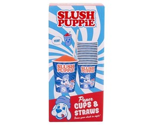 Gadget - Fizz Creations Slush Puppie Paper Cups (x 20) & Straws - 1528