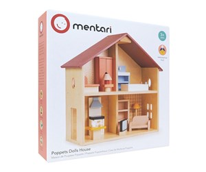 Dukker, Bamser & Utstyr - Mentari Poppets Dolls House - Doll house with Furniture - MT7601