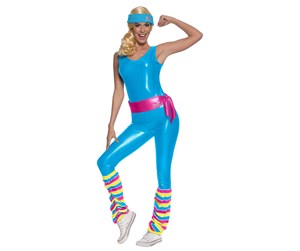 Kostymer - Rubies Barbie Movie Costume - Exercise Barbie (S) - 301506S000