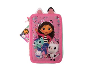 Skole - Euromic Gabby's Dollhouse - Double Pencil Case w/ content - 033708500