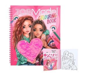 Kreative leker - Topmodel Colouring Book - 0412977