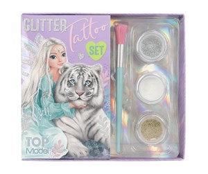 Kreative leker - Depesche TOPModel - Glitter Tattoo Set - FANTASY TIGER - 412518