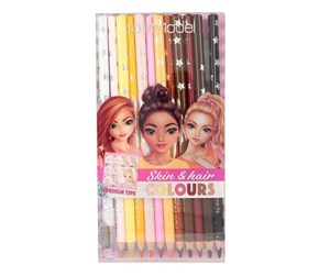 Kreative leker - Depesche TOPModel - Colouring pencils - Skin & Hair - 0412218