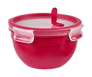 Kjøkkentilbehør - EMSA CLIP & MICRO - food storage container - red - 2.6 L - N1060600