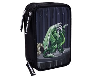 Skole - Tinka Triple Pencilcase - Dragon - 8-804208