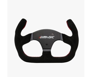 Spill - Tilbehør - Simagic C-Shaped 325mm - WITHOUT HUB - Alcantara - Steering wheel & Pedal set - P-325C(Alcantara)