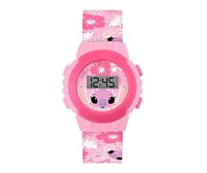 Reklameartikler - Peers Hardy - Lilo And Stitch Pink Digital - Ur - 5018479155492