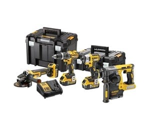 Verktøy - Dewalt DCK422P3T-QW 18V XR Brushless Kit - 3 X 5Ah (4 pc) - DCK422P3T-QW