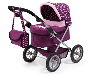 Dukker, Bamser & Utstyr - Bayer Design Dolls Pram Trendy - Purple (13037AA) - 13037AA