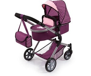 Dukker, Bamser & Utstyr - Bayer Design Dolls Pram City Neo - Purple (18137AA) - 18137AA