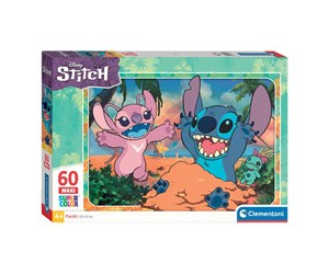 Puslespill - Clementoni Jigsaw Puzzle Super Color Maxi Stitch 60 pcs. Gulv - 26596