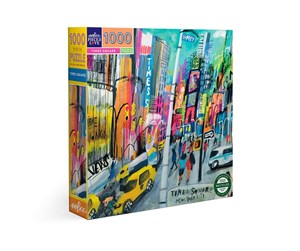 Puslespill - eeBoo Puzzle 1000 pcs - Times Square - EPZTTMS