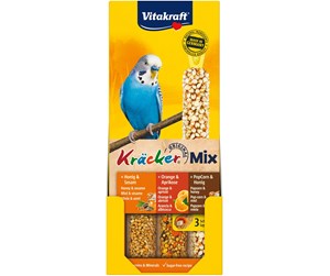 Fugl - Vitakraft - Kräcker® Mix Honey/orange/popcorn for budgie 80g - 21239